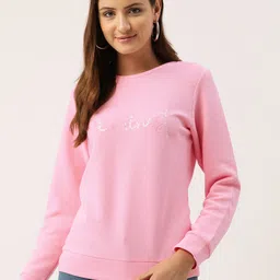 Monte Carlo Women Waffle Knit Sequin Sweatshirt-picture-44