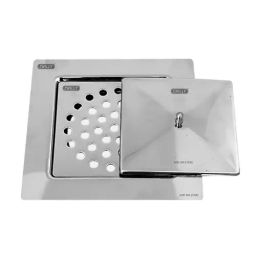 Chilly 152x152 mm Drainer/Jali Stainless Steel Matt Finish Silver, IK-SS-152-image-64