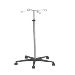 Welltrust 50x50x200 cm 4 Hooks Mid Steel Heavy Duty IV Stand, WLT-720-29