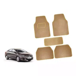 Auto Pearl CMBE39 Polyester Standard Mat for Maruti Ciaz (Beige)-28