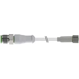 RS PRO Actuator Cable Straight Female 3 way M8 to Straight Male 3 way M12 Sensor 5 m, 1547763-3