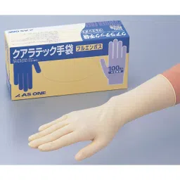 AS ONE Quaratech Gloves Fully Embossed S Size Latex Powder Free (Pack of 100 Piece)-image-15