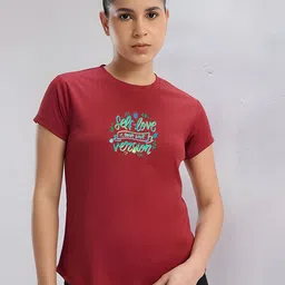 SZN Women Printed Applique T-shirt-picture-44