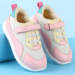 Babyoye Velcro Closure Casual Shoes - Pink-picture-47