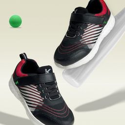 Hopits Striped Velcro Closure Shoes - Black-image-92