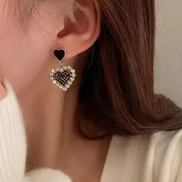 ONUYX Gold-Plated Heart Shaped Drop Earrings-40