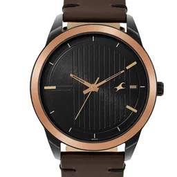 Fastrack Men Stunner 7.0 Leather Straps Reset Time Analogue Watch 3308KL01-87