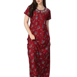 Soulemo Floral Printed Maxi Nightdress-picture-11