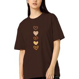 TQH Women Printed Pockets T-shirt-image-41