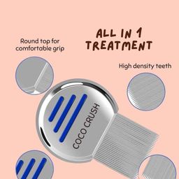 coco crush Coco Stainless Steel Professional Lice Comb image 3