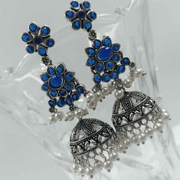MERA HAAT Contemporary Jhumkas Earrings-55