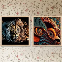 walllane Modern Wall Art With Frame Home Decor Wall Painting For Living Room Office Bedroom-picture-19