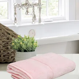 Home Fresh Pink 1 Cotton 600 GSM Bath Towel-image-48