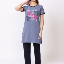 Lady Leaf Women Printed Night suit-image-59