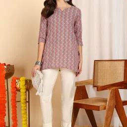 Moda Rapido Geometric Printed Kurti-image-63