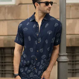 Powerlook SS25 Flowy Conversational Printed Casual Shirt-picture-24