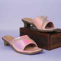 Bata Embellished Open toe Heels-0