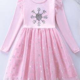 INCLUD Girls Star Embellished Ruffled Fit & Flare Dress-image-28