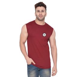 BEYOU FASHION Round Neck Sleeveless Applique Slim Fit T-shirt-picture-27