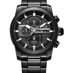 Alexandre Christie Men Dial & Stainless Steel Bracelet Style Straps Analogue Watch 6562MCBIPBASL-22