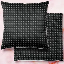 ArtzFolio Multicoloured Set of 2 Velvet Square Cushion Covers-49
