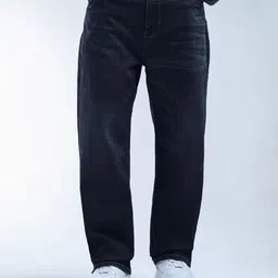 Flying Machine Men Loose Relaxed Fit Mid Rise Cotton Light Fade Stretchable Jeans-picture-39