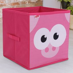 Babyhug Storage Bin Piggy Print - Pink-image-77