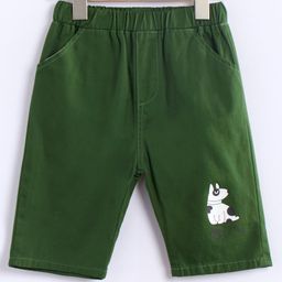 Kookie Kids Shorts Animal Print - Green-image-39