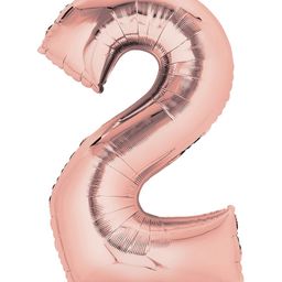 Funcart 2 Number Foil Balloon - Rose Gold-image-36