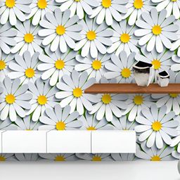 ArtzFolio Printed UV-Resistant Anti-Bacterial Floral D Pattern Peel & Stick Wallpaper-image-57