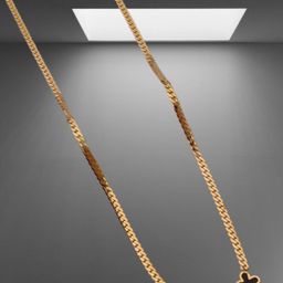VEMISHTI Gold-Plated Cubic Zirconia Studded Necklace-image-80