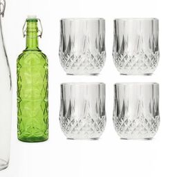SOMIL Green Glass Airtight Can Bottle-image-23