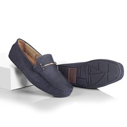 LA MARCA Men Leather Slip-On Sneakers-image-65