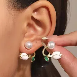 ONUYX Gold-Plated Alloy Earrings-35