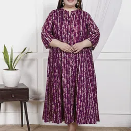 Swasti Ethnic Motifs Print Maxi Dress-picture-45