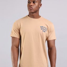 HangerLoop Typography Printed Round Neck Short Sleeves Pure Cotton Casual T-shirt-image-68