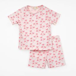 TIDY SLEEP Girls Printed Top with Shorts-46