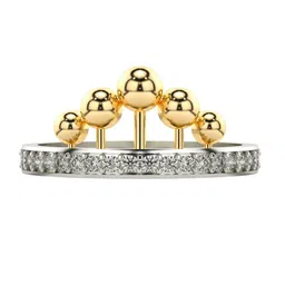 VALANOVA Yellow Gold Plated Sterling Silver Certified 0.26 Ct Lab Grown Diamond Ring-image-72