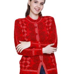 Chatanya Women Self Design Cardigan-image-60