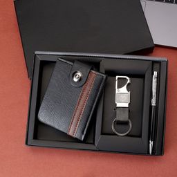 SAZARA Men Accessory Gift Set of Wallet, Card Holder, Keychain-image-41