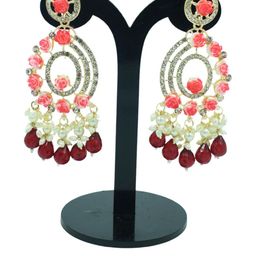 J & C Fashion Arena Embellished Chandbalis Earrings-image-3