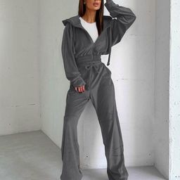 JC Mode Hooded Neck Sweatshirt With Trousers-picture-46