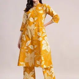 Aavyora Women Floral Printed Cotton Flex Co-Ord Set-picture-26