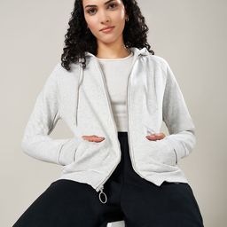 Ajile by Pantaloons Women Long Sleeves Hooded Sweatshirt-picture-13