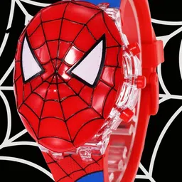 SWADESI STUFF Kids Dial & Straps Digital Automatic Watch 3D SPIDERMAN 991-18