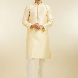 Diwas by Manyavar Men Embroidered Kurta-image-79