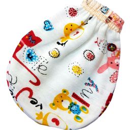 Brandonn New Cap Mittens & Booties Set Multi Print Pink  -  Diameter 12 cm image 3
