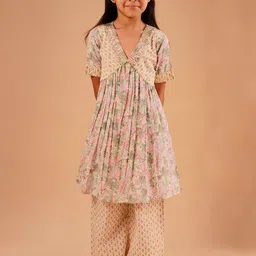 Sangria Printed Pure Cotton Kurta With Trouser-picture-25