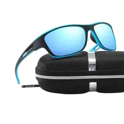 PIRASO Unisex Sports Sunglasses with Polarised Lens 6531 SPORTS RIDING FISHING BLUE-picture-46