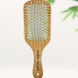 Enable Nature Wooden Rectangle Hair Brush-25